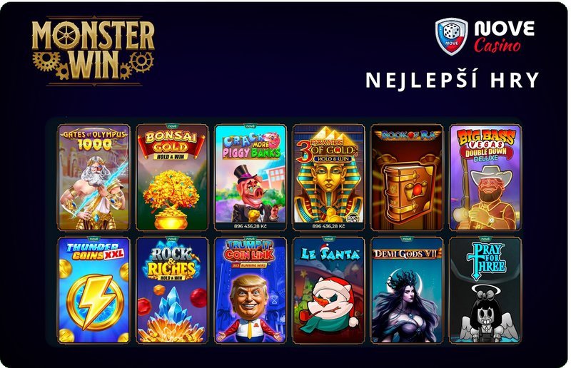 Monsterwin bonus - Le Casino Monsterwin : un endroit pour passer vos soirées en ligne